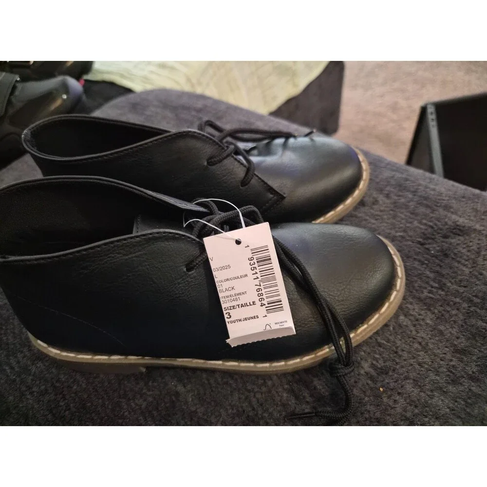 Youth Boy's Children's Place Dress Boots - Size 3